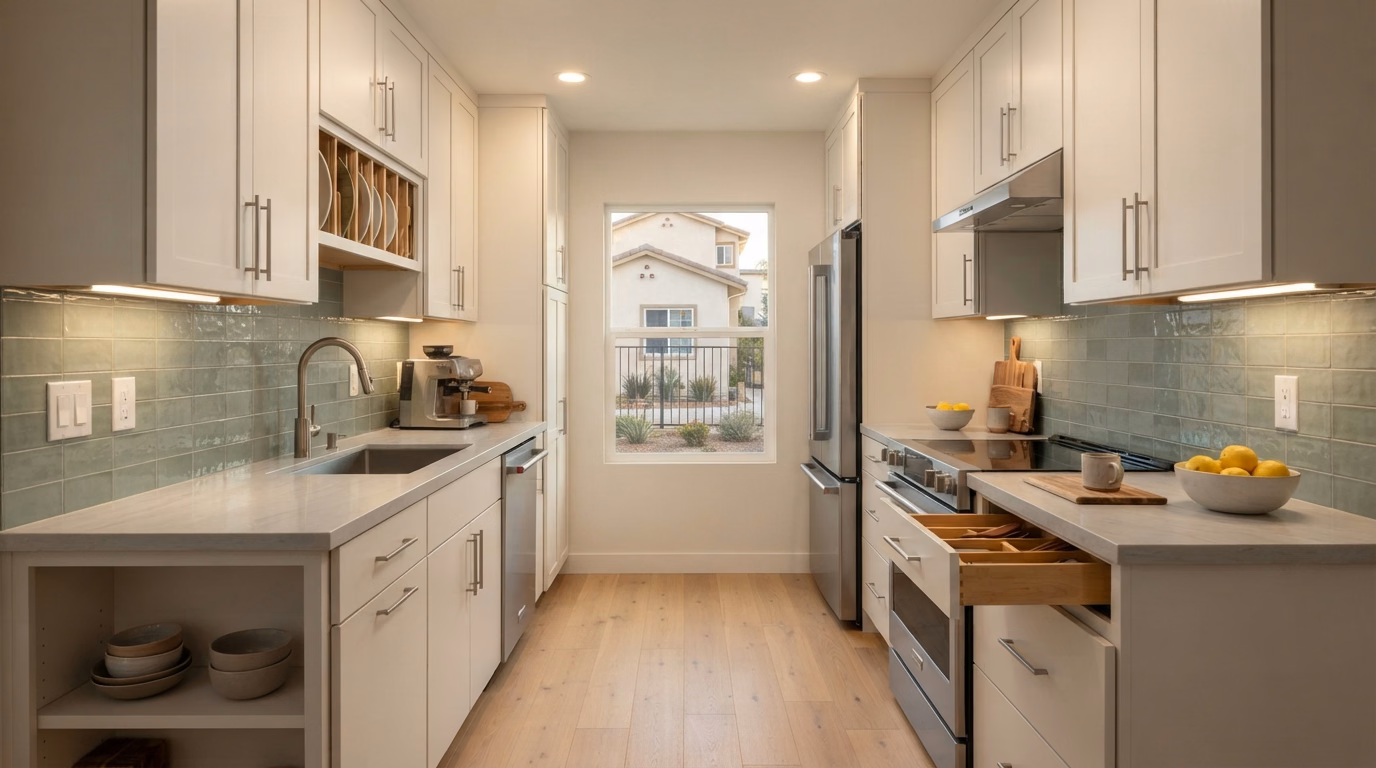 Small Kitchen in San Diego County.